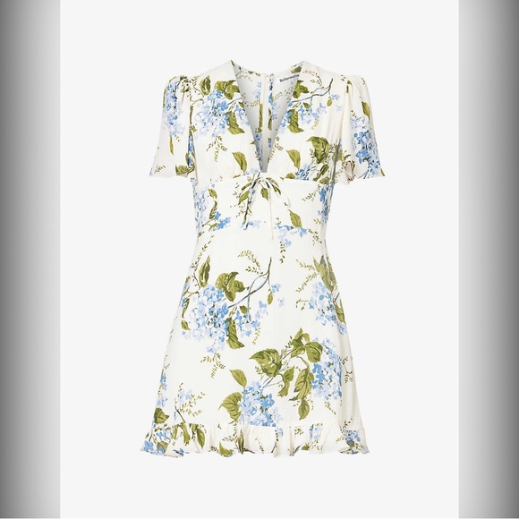 Reformation Dresses & Skirts - NWT "Reformation Mya Floral Puff Sleeve Dress 0, RIVERA"